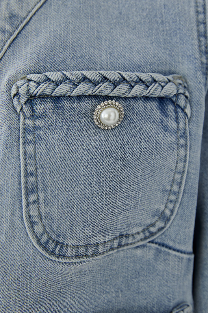 Oui 96342 Blue Denim Jacket 5300