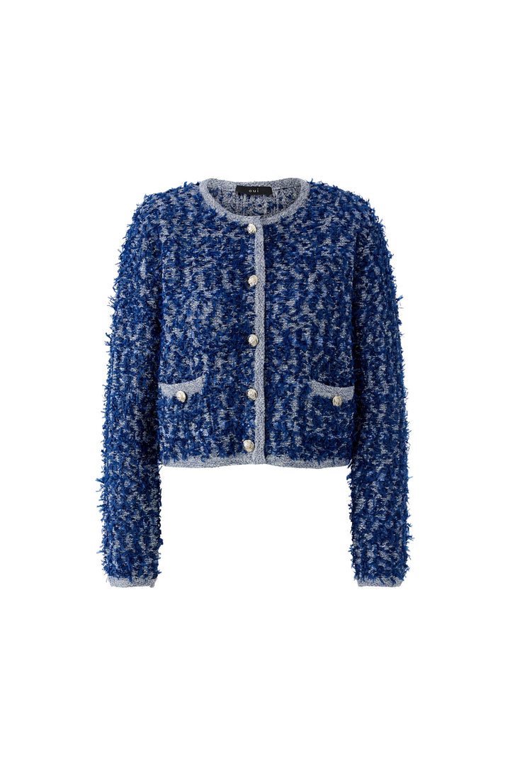 Oui 96354 Blue Boucle Cardigan 0545