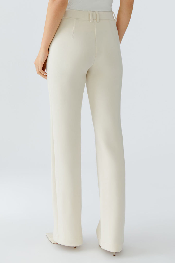 Oui 96564 Whitecap Cream Pull-On Trousers 1088