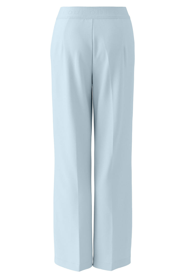 Oui 96566 Lacy Celestial Blue Pull on Trousers