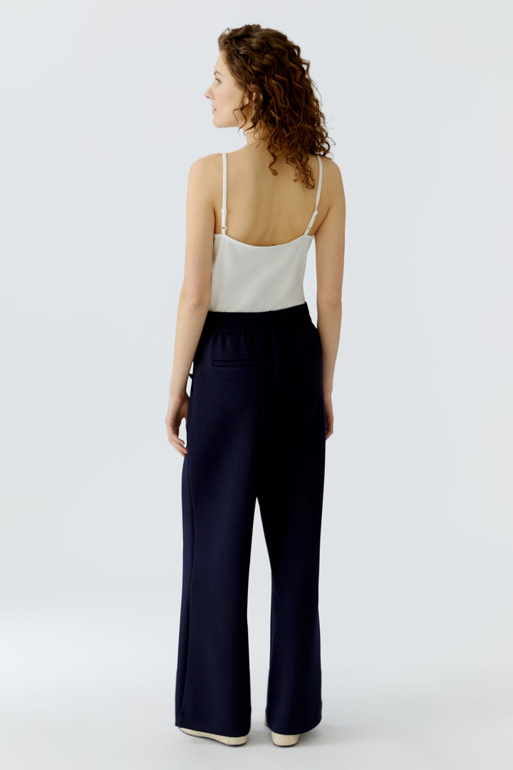 Oui 96568 Dark Navy Blue Trousers 5742