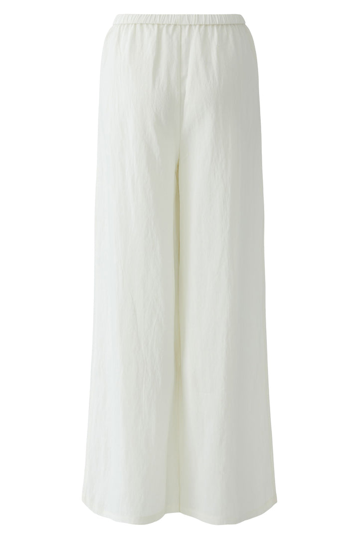 Oui 96576 Offwhite Wide Leg Trousers