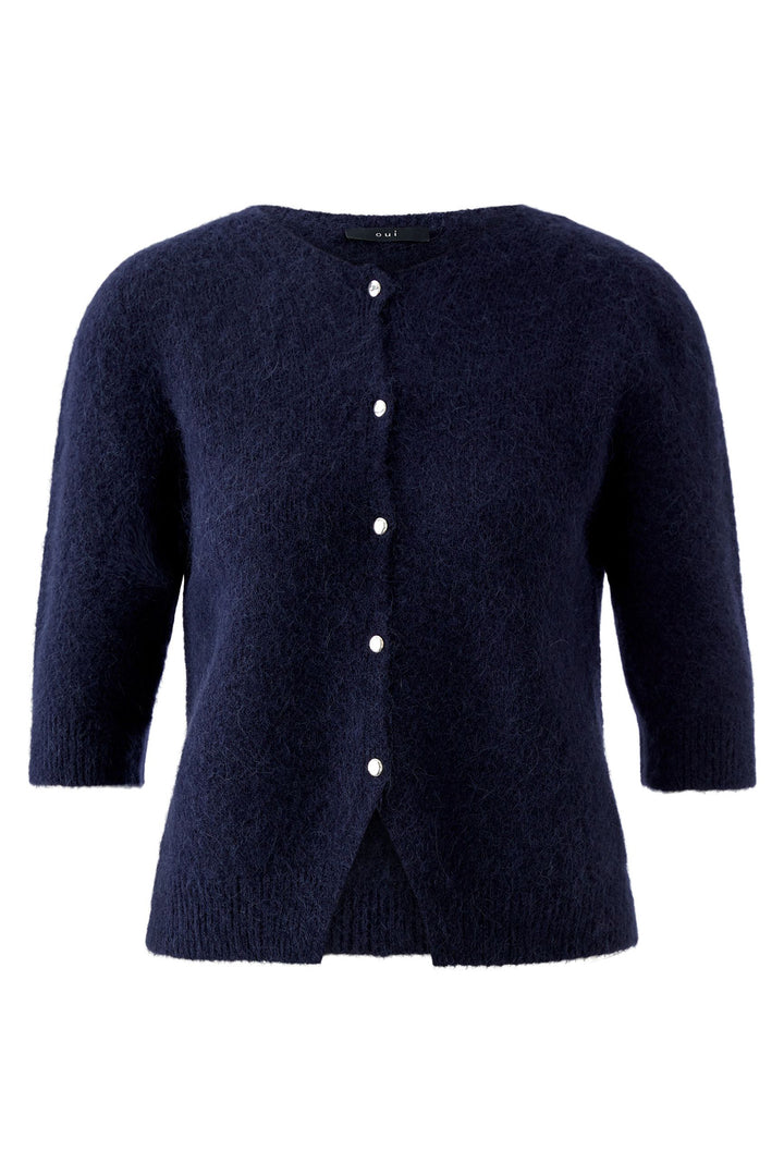 Oui 96615 Dark Navy Blue Cardigan 5742