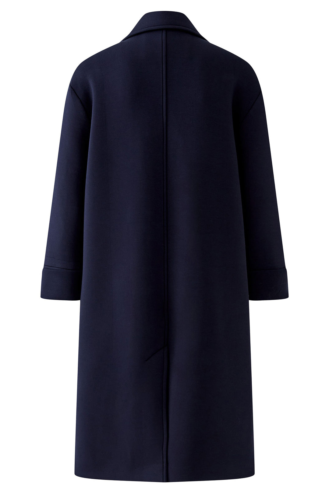 Oui 96642 Dark Navy Blue Overcoat 5742