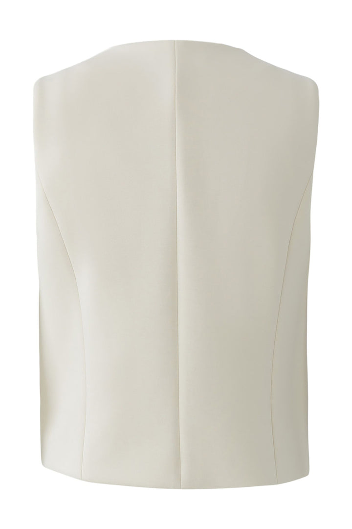 Oui 96809 Whitecap Grey Offwhite Waistcoat 1088