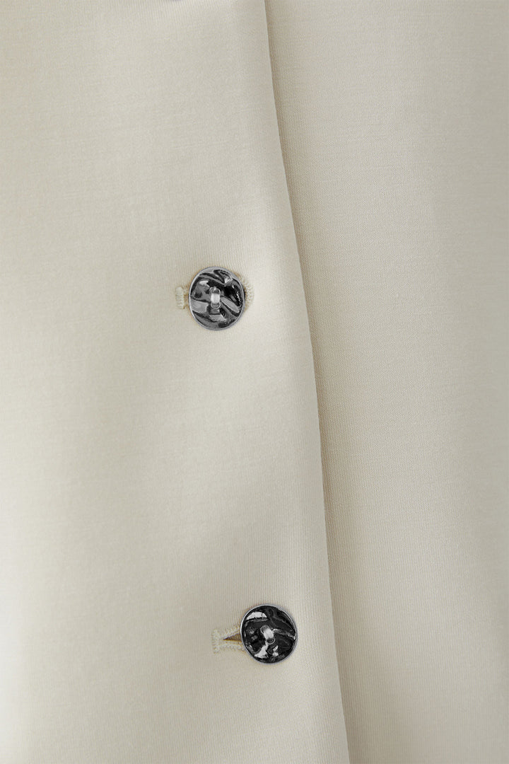 Oui 96809 Whitecap Grey Offwhite Waistcoat 1088