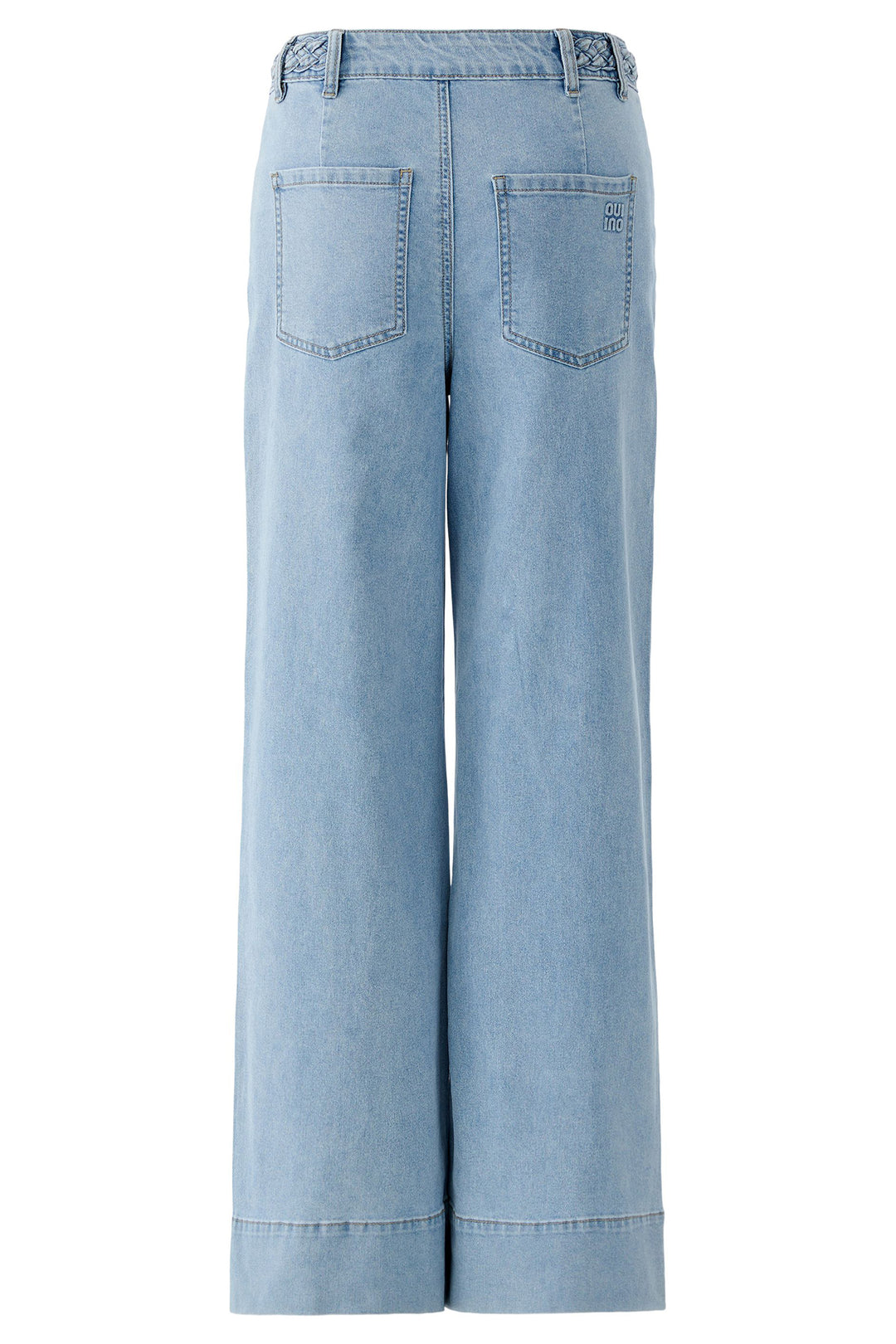 Oui 96819 Blue Denim Wide Leg Jeans 5300