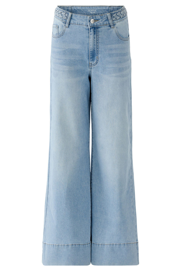 Oui 96819 Blue Denim Wide Leg Jeans 5300