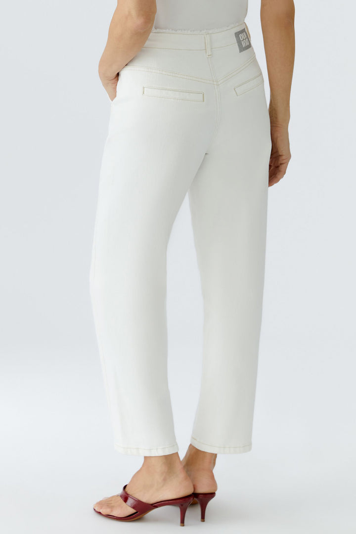 Oui 96820 Cloud Dancer White Relaxed Jeans 1006