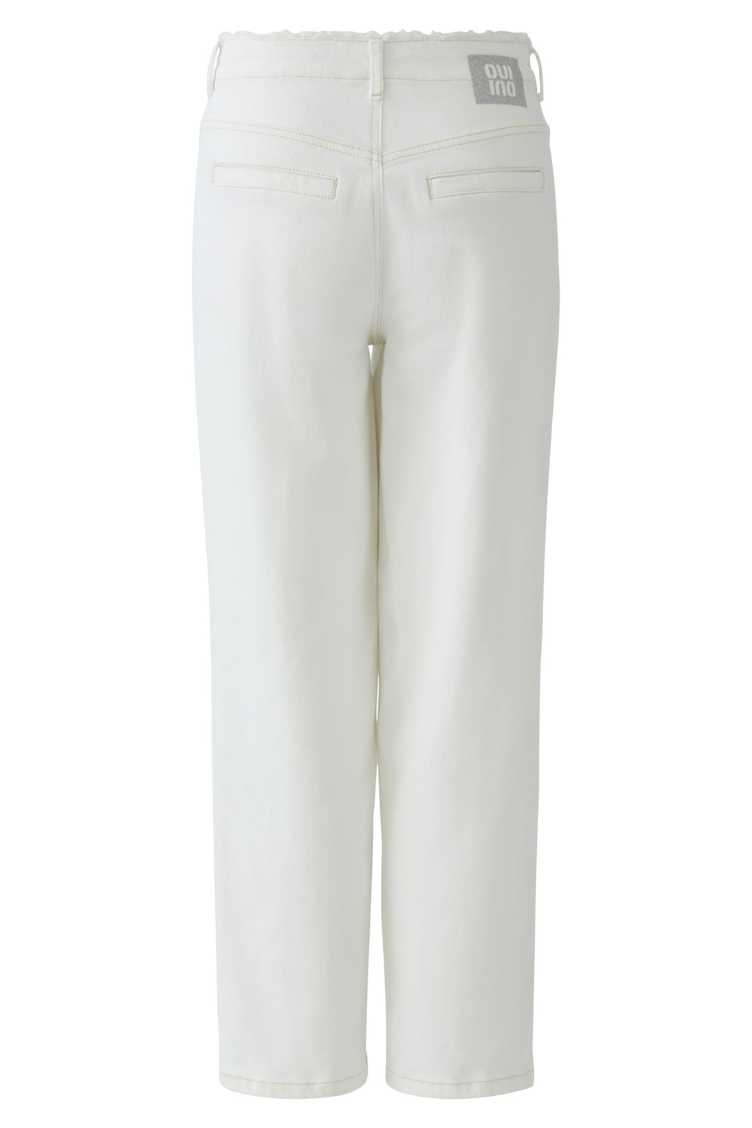 Oui 96820 Cloud Dancer White Relaxed Jeans 1006
