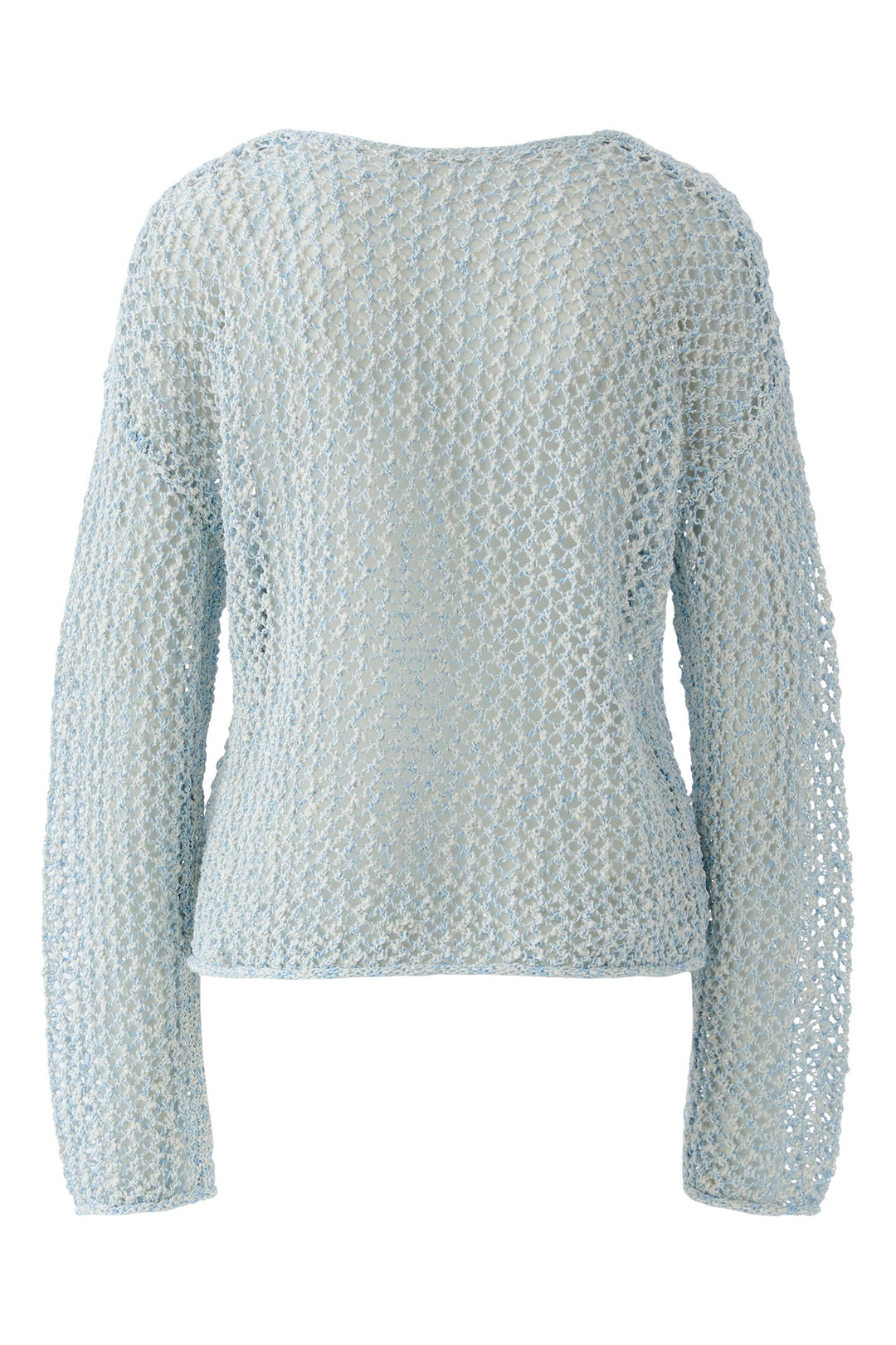 Oui 96862 Celestial Blue Mesh Knit Jumper 5138