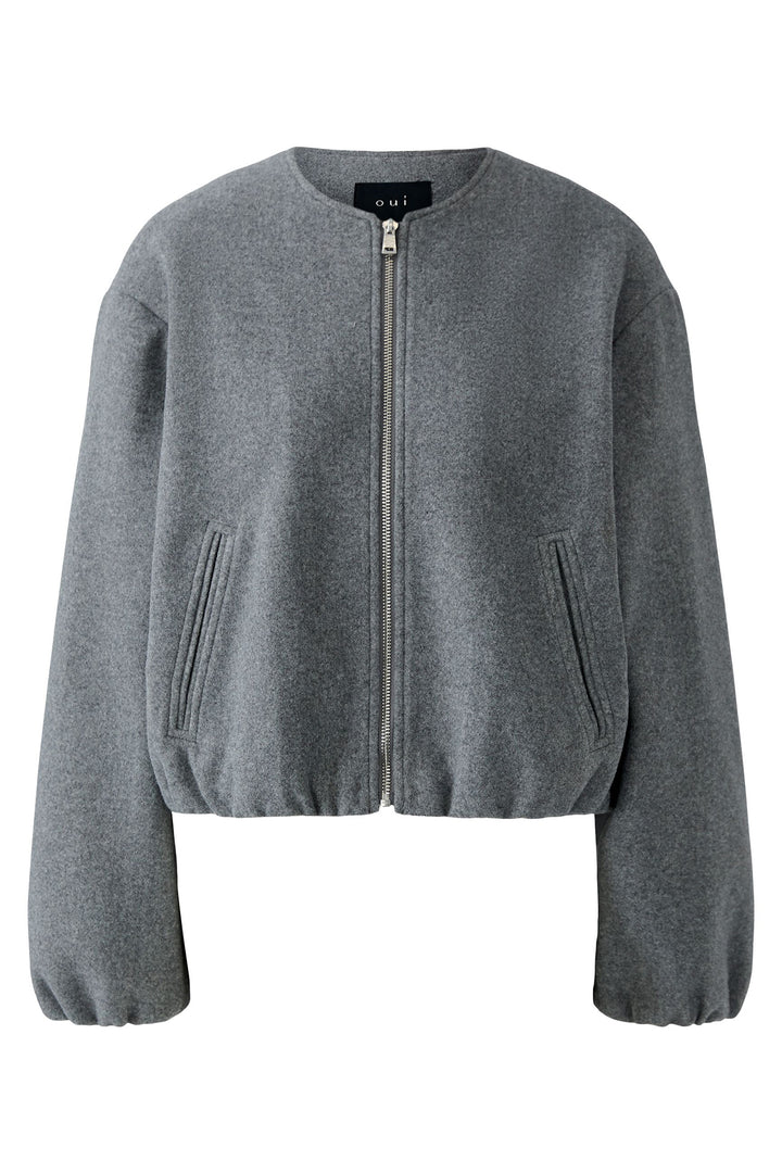 Oui 97118 Grey Blouson Jacket 9513