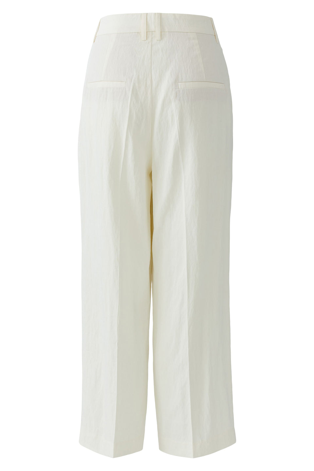 Oui 97149 Offwhite Pleated Trousers