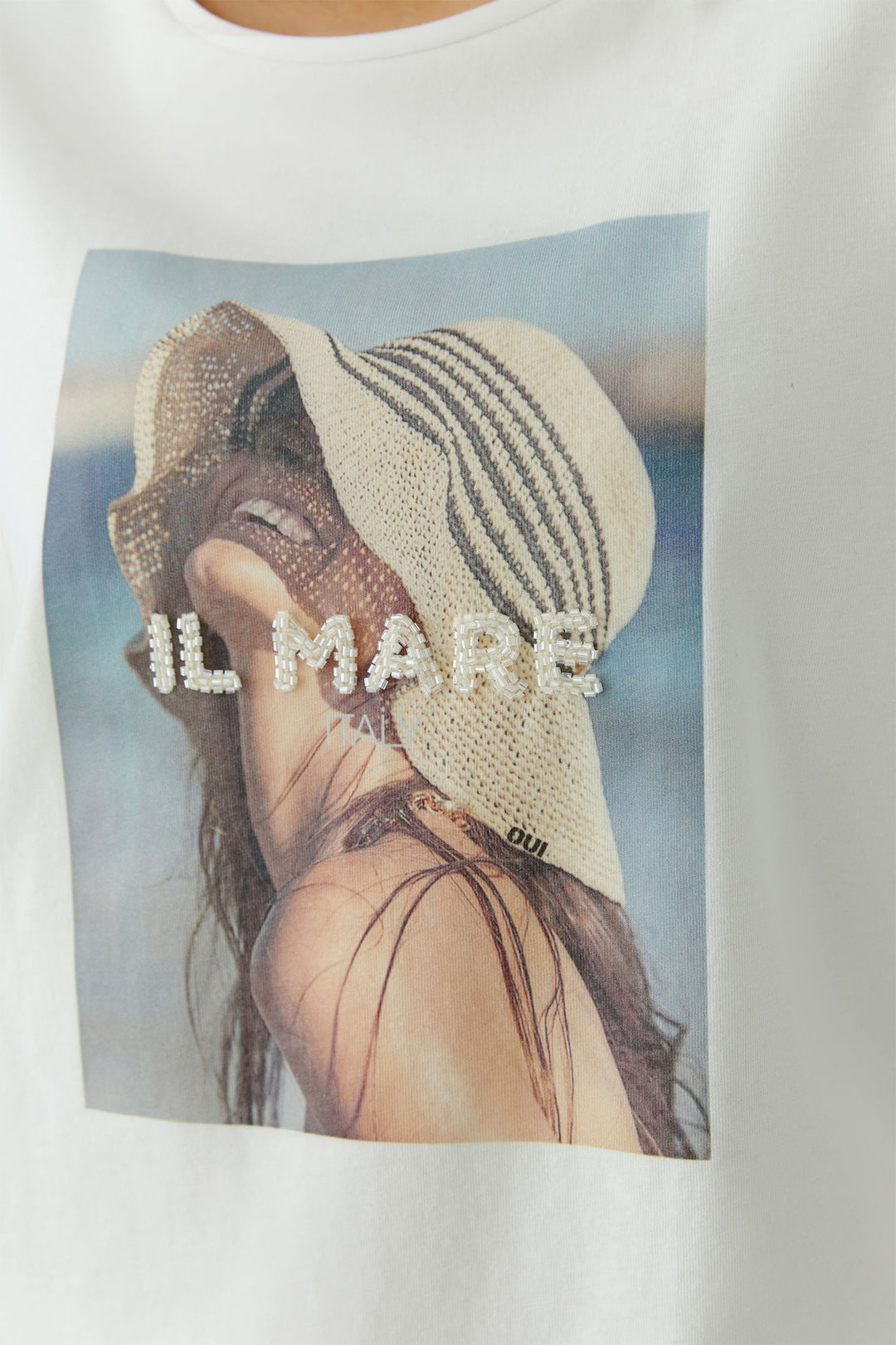Oui 97203 Cloud Dance Il Mare Motif T-Shirt