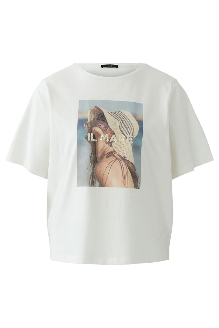 Oui 97203 Cloud Dance Il Mare Motif T-Shirt