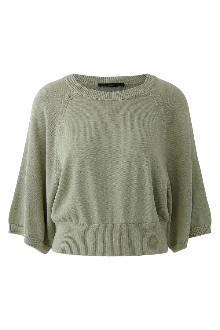Oui 97259 Seagrass Green Jumper