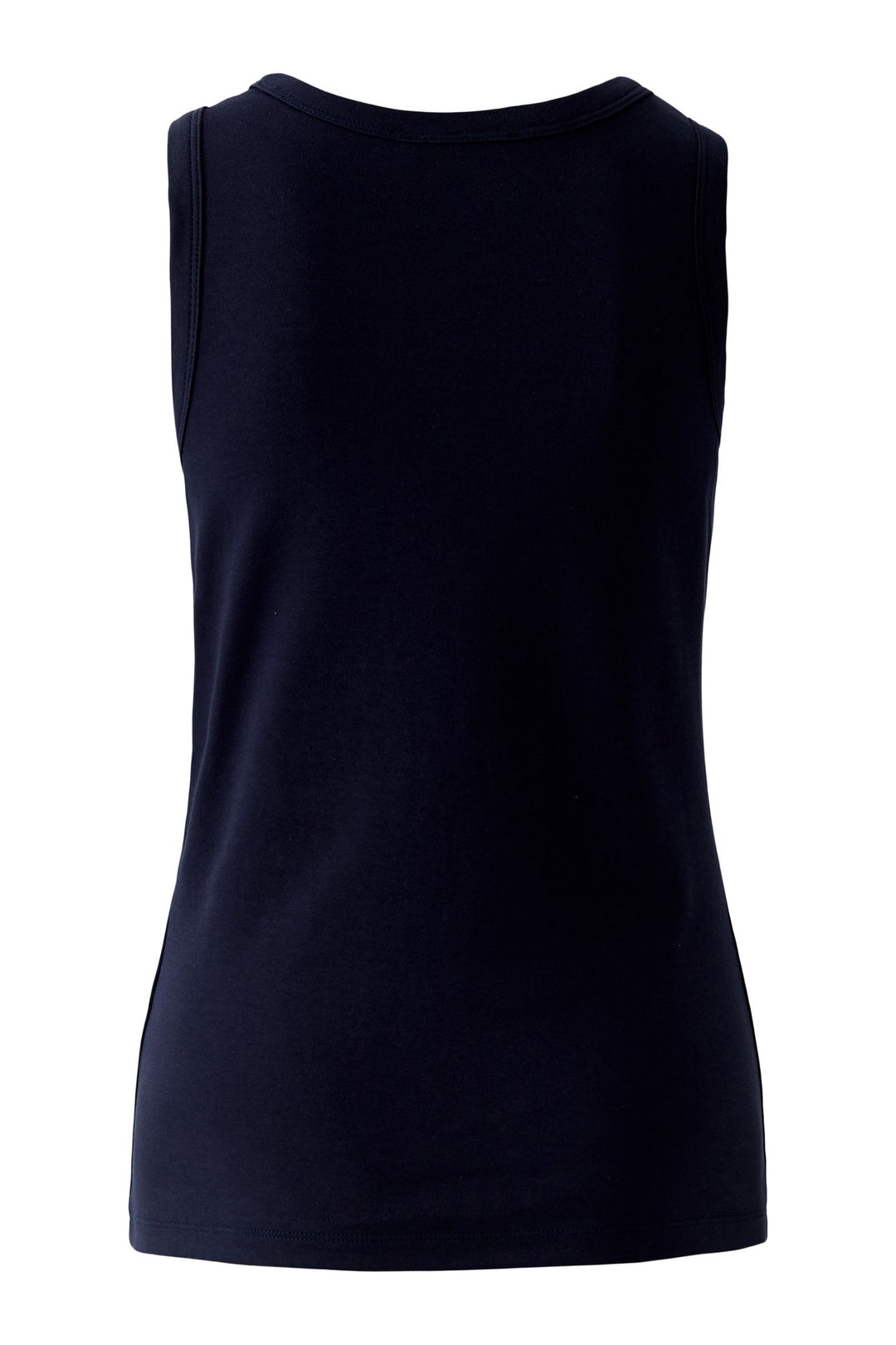 Oui 97284 Optic Dark Blue Oui Motif Vest Tank Top, back view