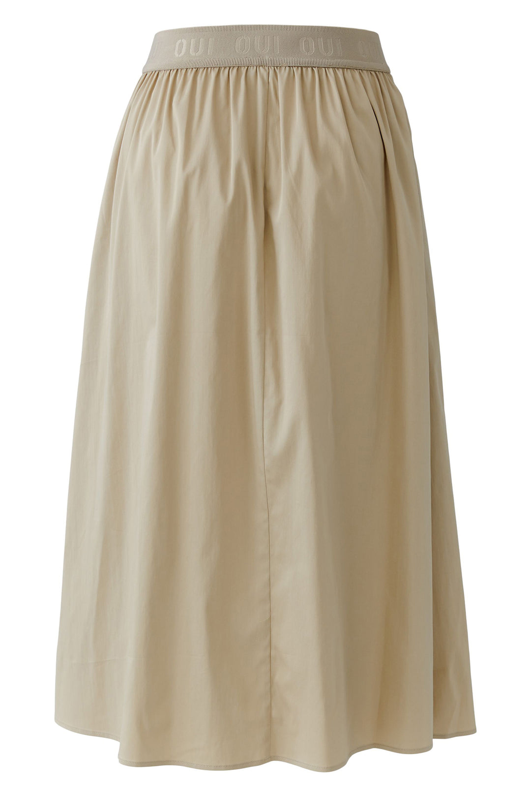 Oui 97301 Biscuit Beige Midi Skirt
