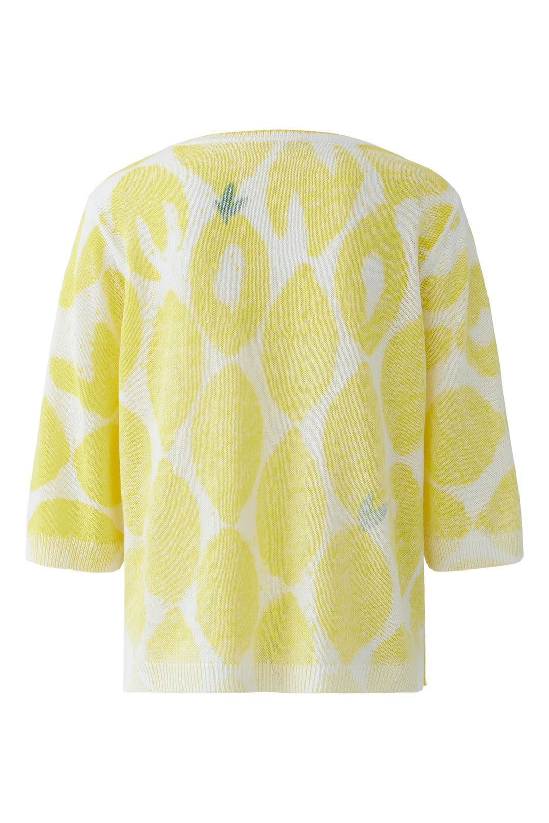 Oui 97413 Yellow White Lemon Print Jumper