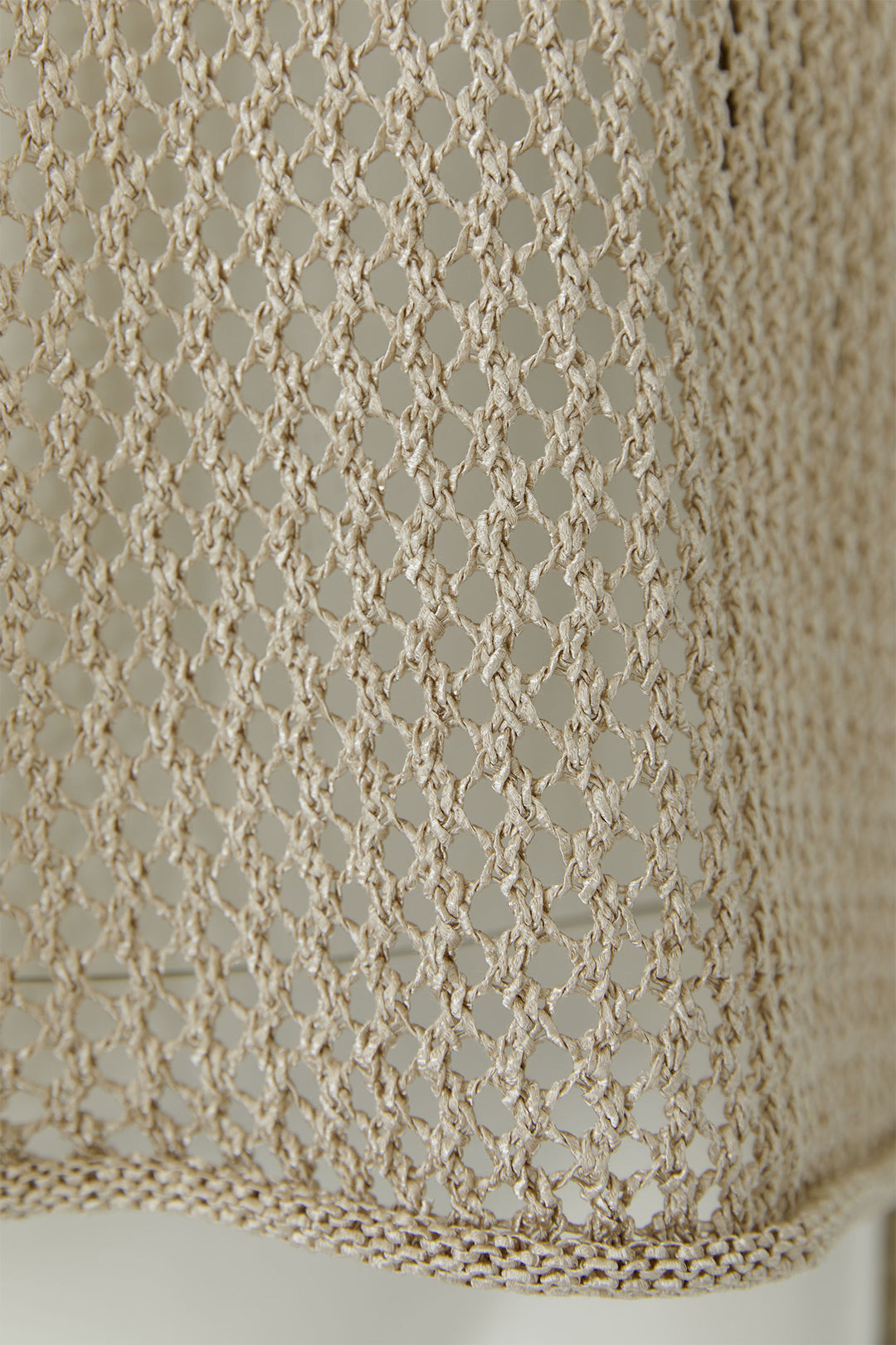 Oui 97416 Biscuit Beige Mesh Knit Jumper