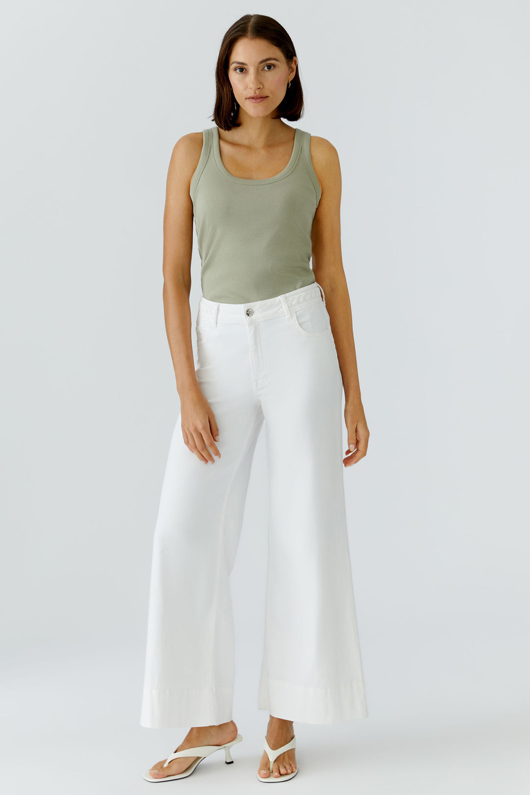 Oui 97459 Seagrass Green Tank Top