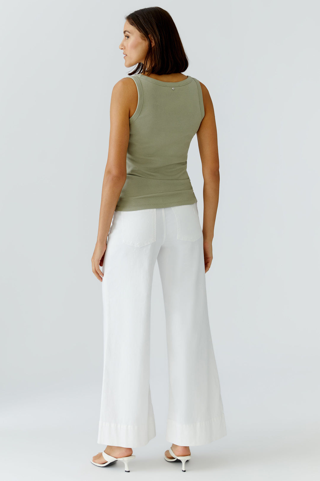 Oui 97459 Seagrass Green Tank Top