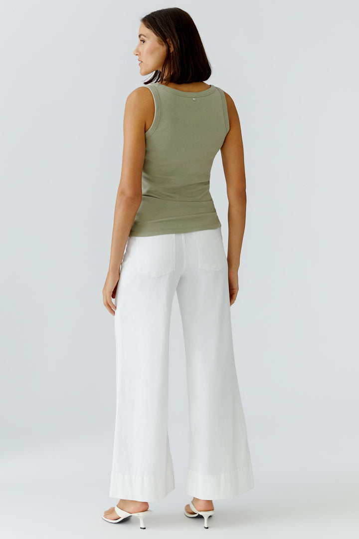 Oui 97459 Seagrass Green Tank Top