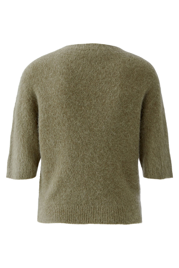 Oui 97620 Green Garden Short Sleeve Jumper