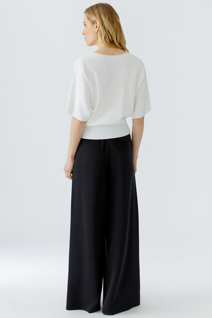 Oui 97932 Optic White Blouson Jumper