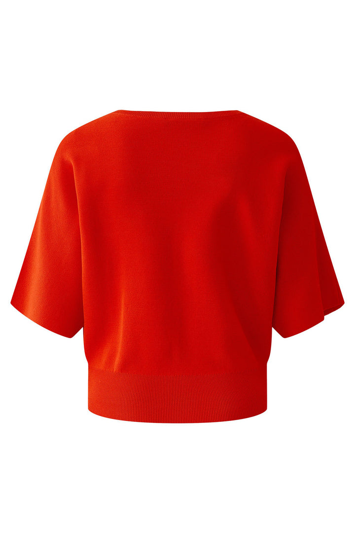 Oui 97932 Red Alert Wide Neck Jumper