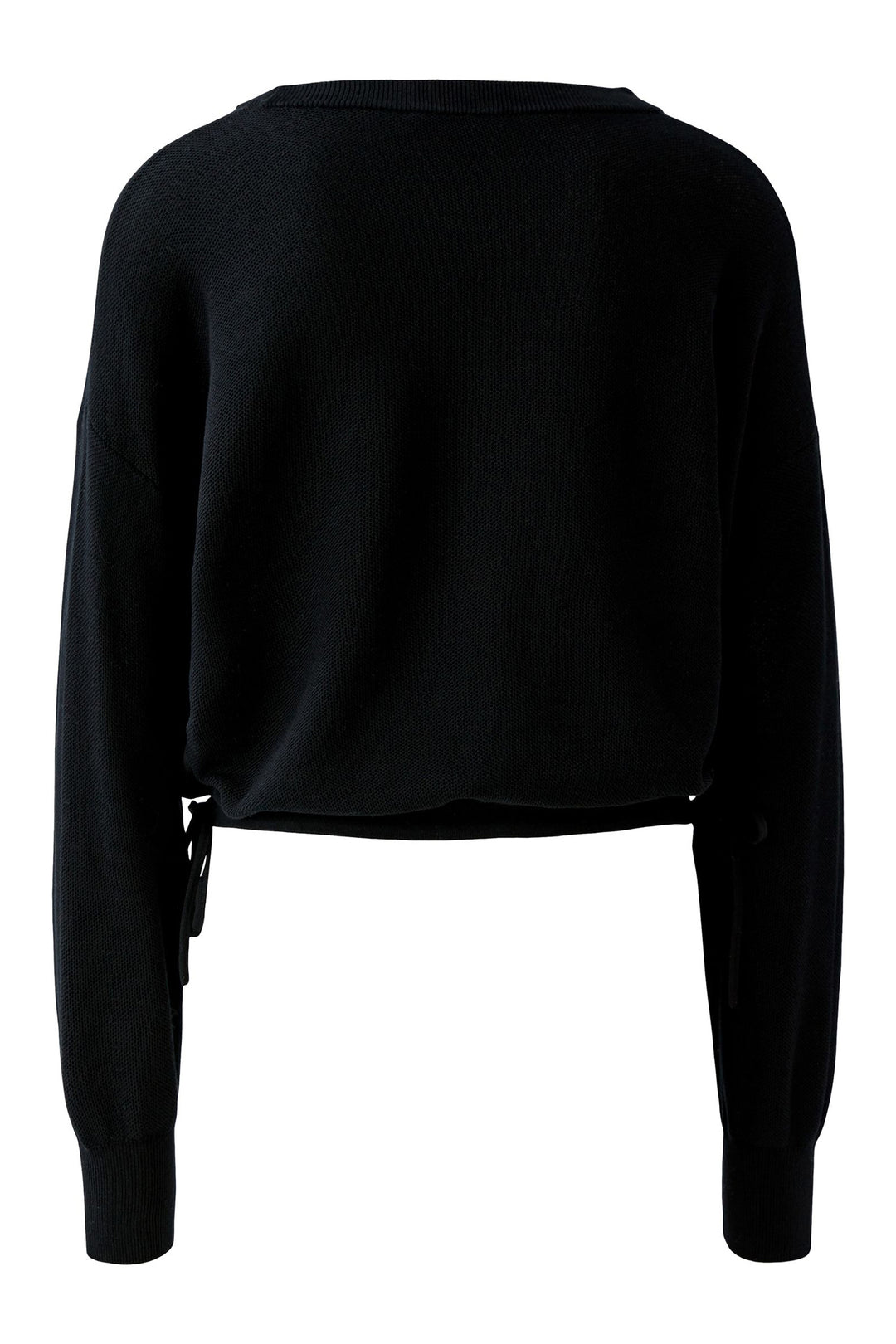 Oui 97933 Black Drawstring Waist Jumper