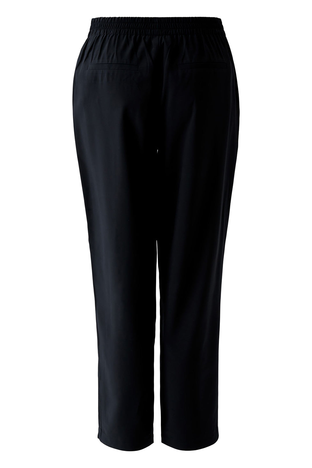 Oui 98657 Black Crop Pull-On Trousers