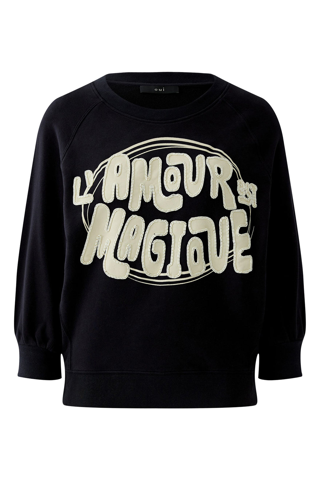 Oui 98718 Black Amour Magique Sweatshirt