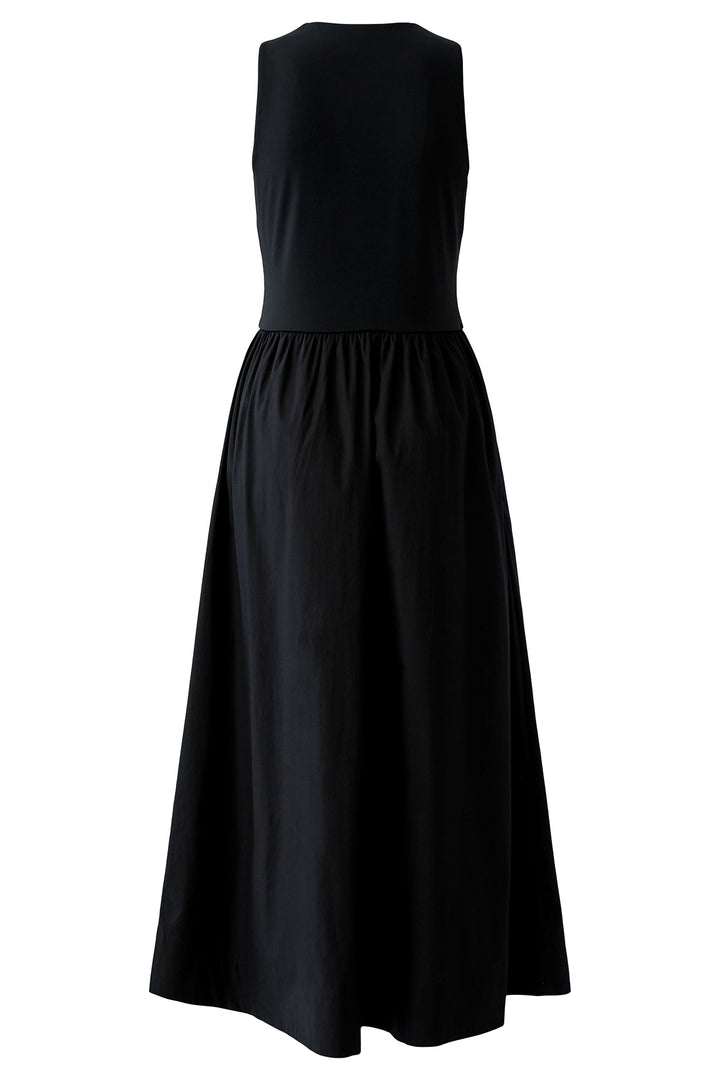 Oui 98733 Black Sleeveless Midi Dress
