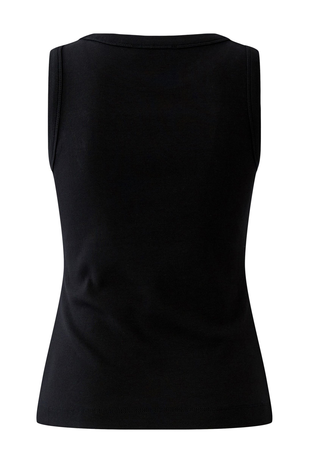Oui 98896 Black Vest Tank Top