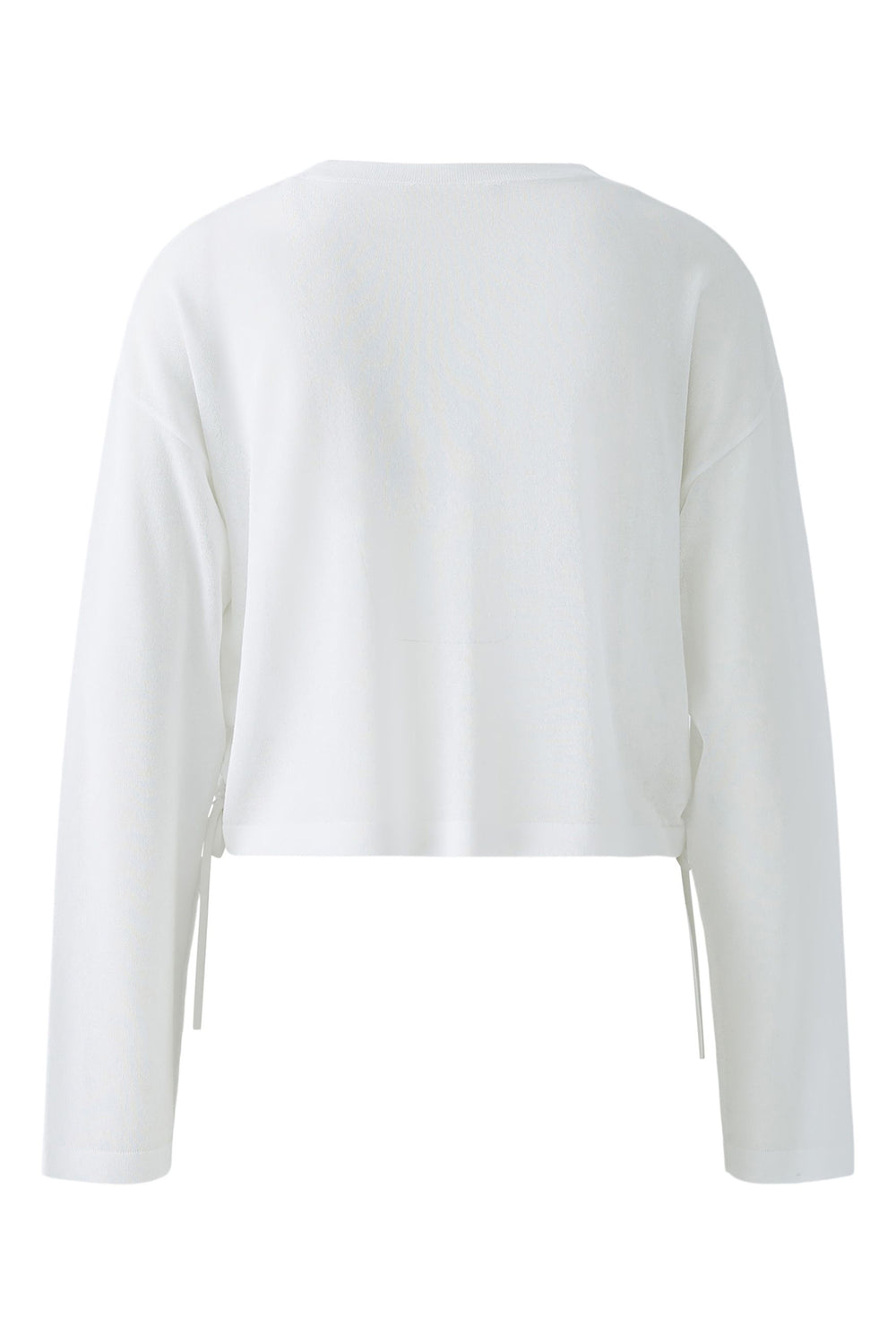 Oui Cardigan Drawstring Sides Optic White 93310 1002 - Olivia Grace Fashion