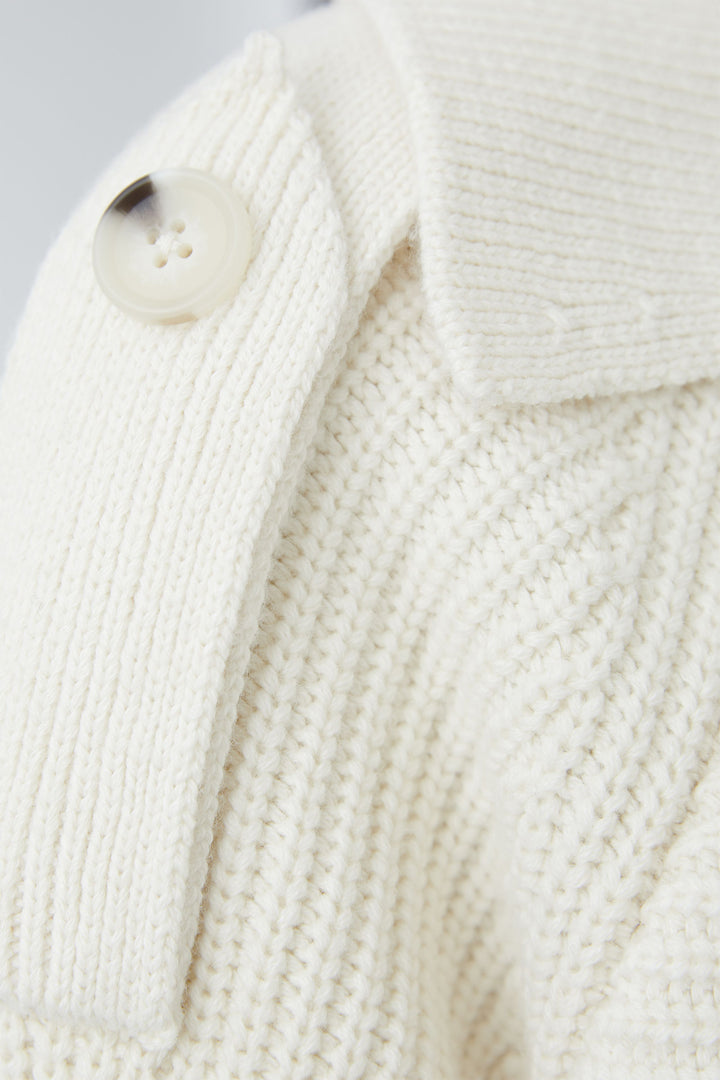 Oui Cardigan Jacket 94310 Gardenia Cream 1018 - Olivia Grace Fashion