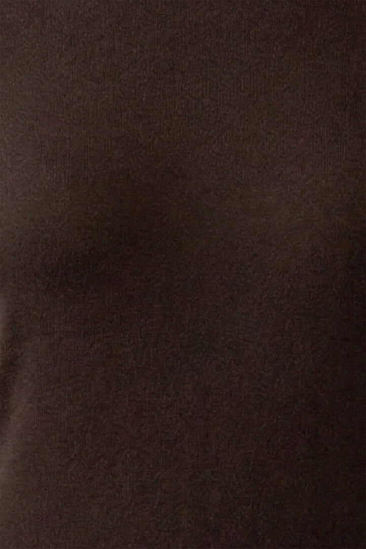 Oui Chocolate Torte Brown Long Sleeve Top 95478 8936, close-up of the jersey fabric