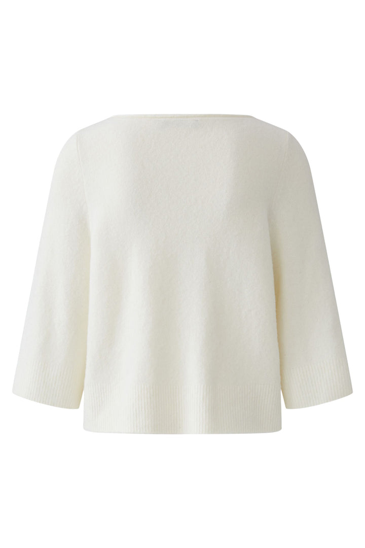 Oui Gardenia Boat Neck Jumper 97968 at Olivia Grace Fashion