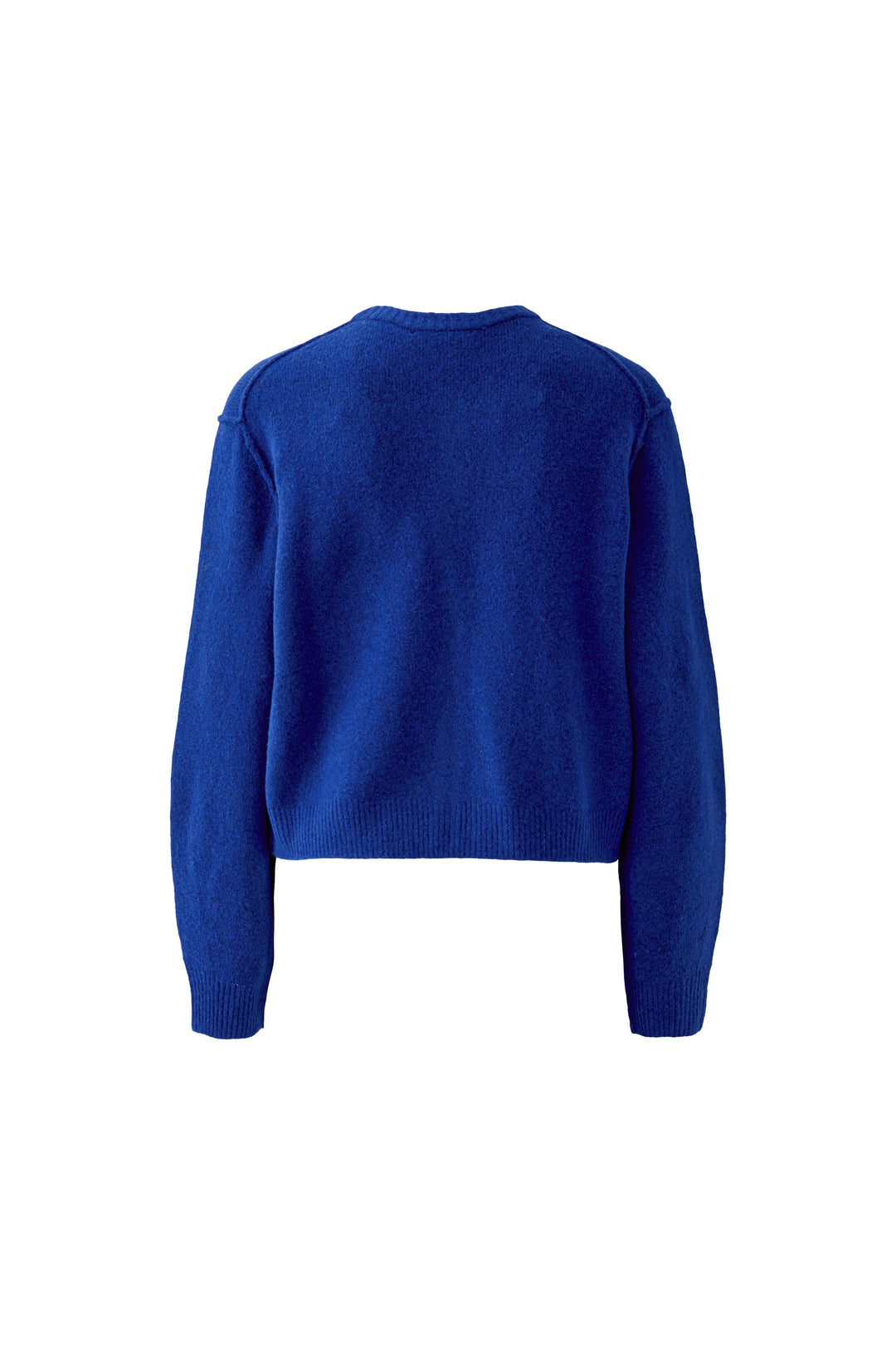 Oui Ilaya royal blue round neck cardigan at Olivia Grace Fashion