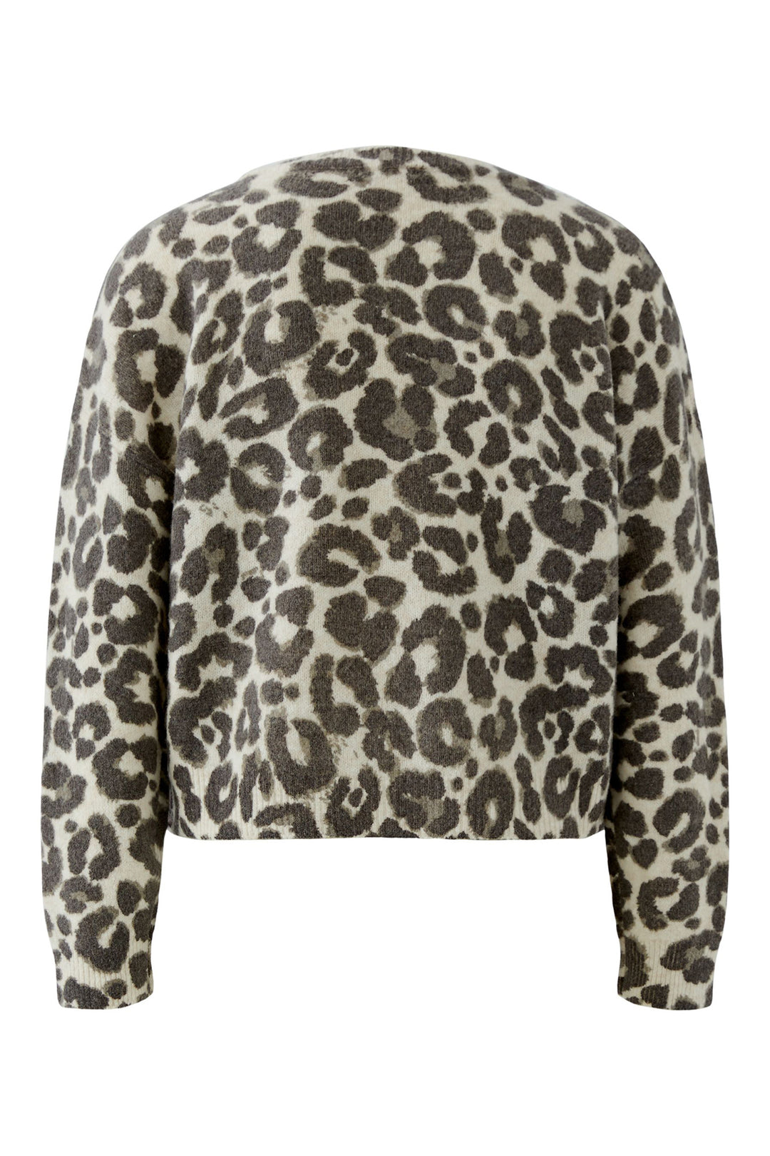 Oui Light Stone Taupe Jumper 97953 0708, back view