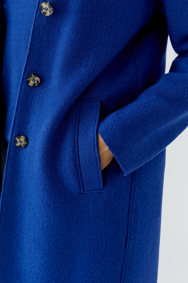 Oui Mayson royal blue coat at Olivia Grace Fashion