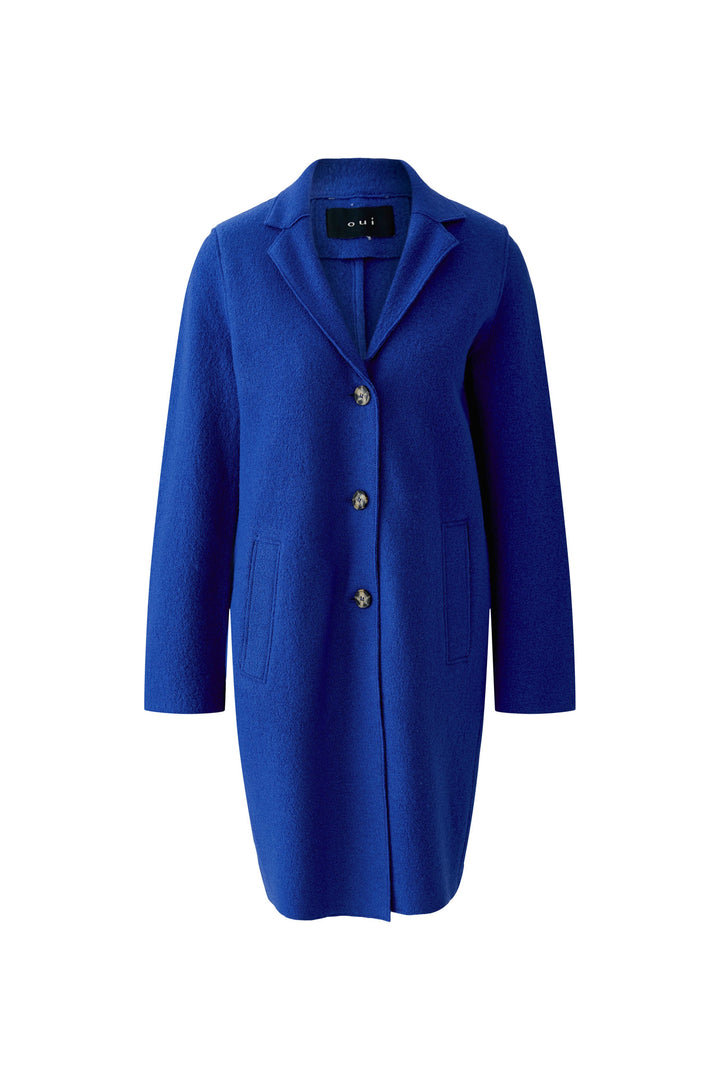Oui Mayson royal blue coat at Olivia Grace Fashion