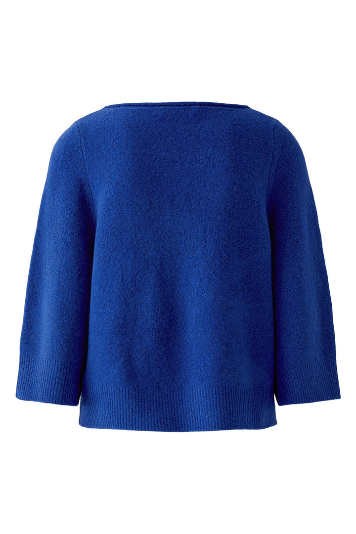 Oui royal blue boat neck jumper at Olivia Grace Fashion