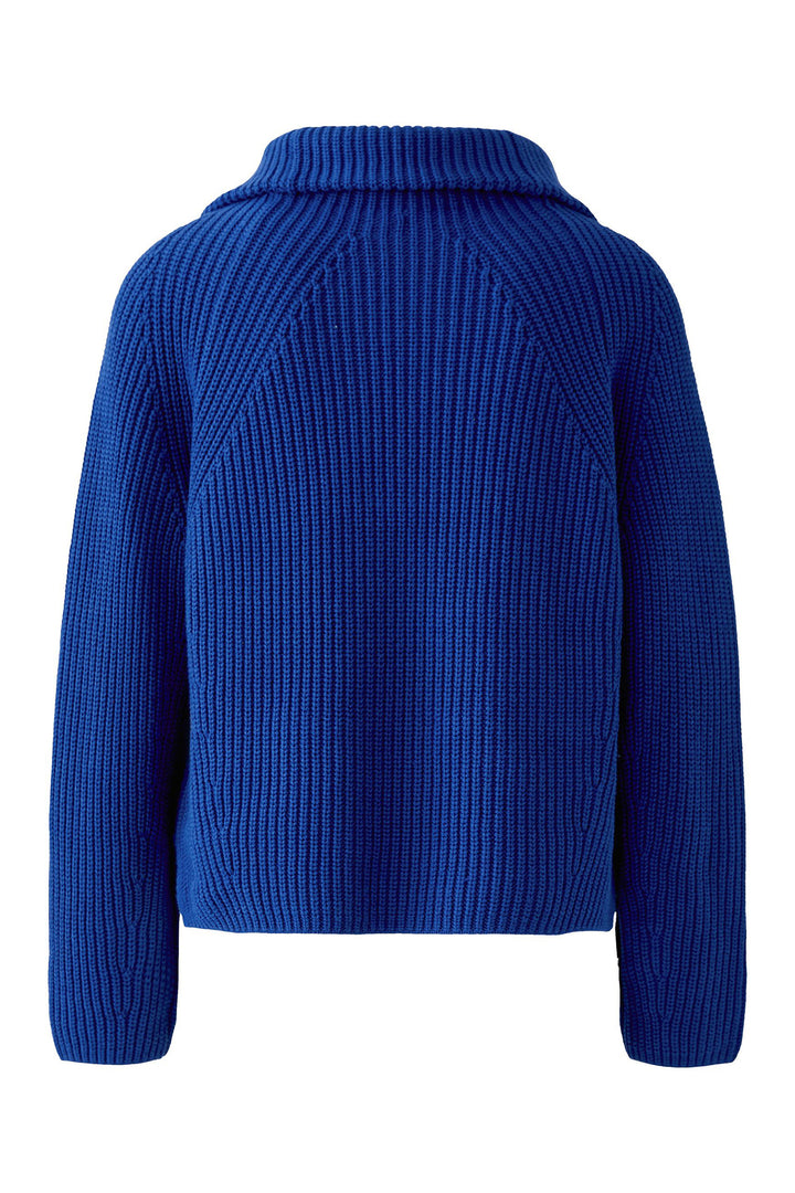 Oui Royal Blue Half Zip Jumper 98035 5424, back view