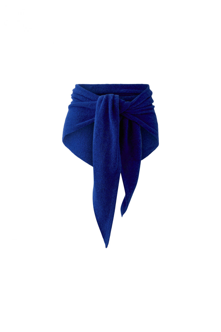 Oui Knit Royal Blue Shawl at Olivia Grace Fashion