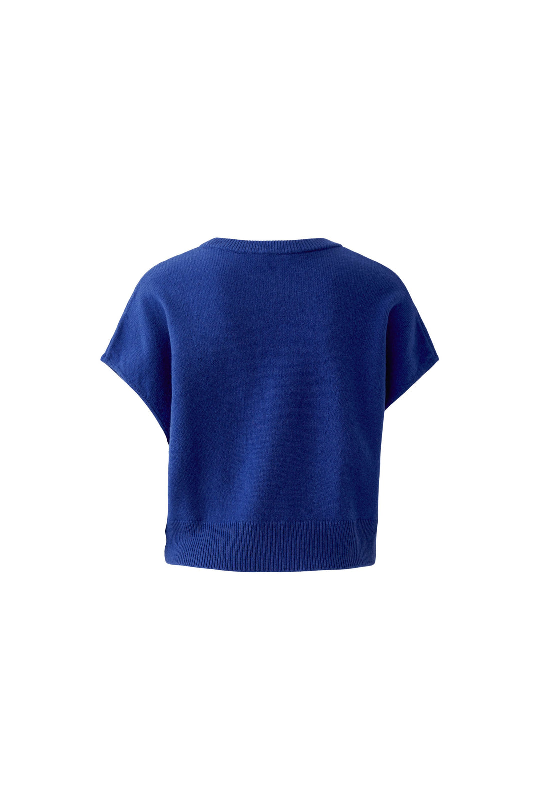 Oui Royal Blue Short Sleeve Jumper 98961