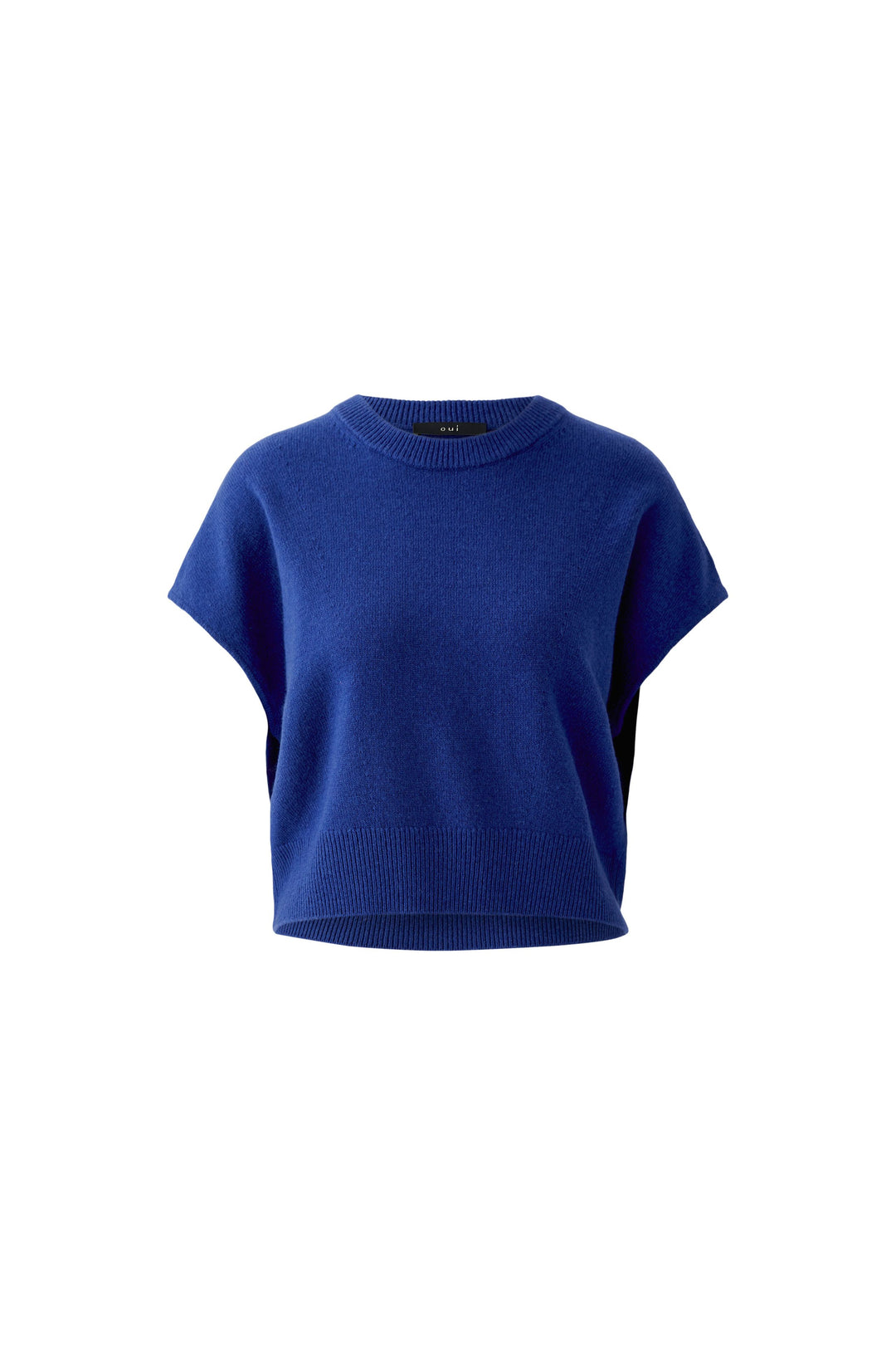 Oui Royal Blue Short Sleeve Jumper 98961