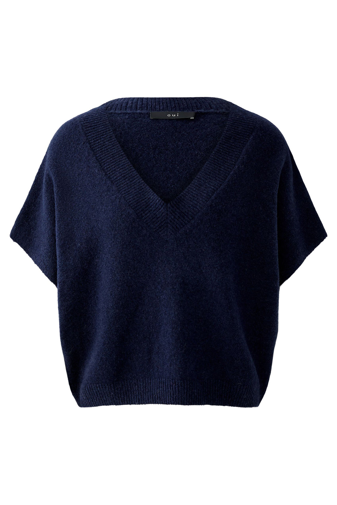 Oui Slipover Jumper 94608 Dark Blue 5742 - Olivia Grace Fashion