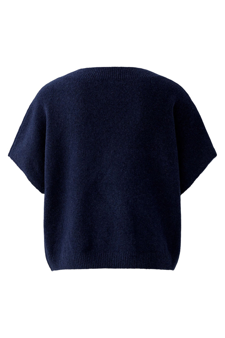 Oui Slipover Jumper 94608 Dark Blue 5742 - Olivia Grace Fashion